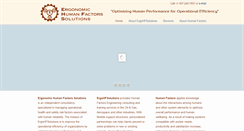 Desktop Screenshot of ergohfsolutions.com